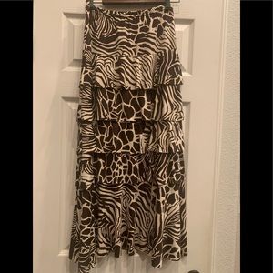 Fiore Layered Long Skirt